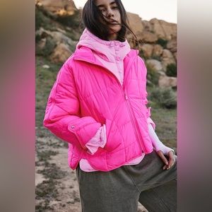 FP Movement by Free People Pink Puffer Jacket